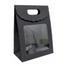 שקיות קלאפה שחור - בינוני