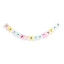 שרשרת אותיות happy birthday - צבעוני