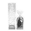 שקיות צלופן קונפטי כסף