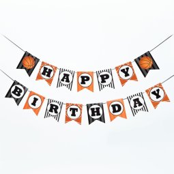 כרזת happy birthday כדורסל