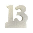 קלקר לקישוט שולחן בר מצווה - לבן