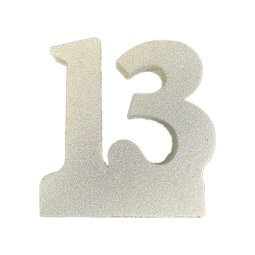 קלקר לקישוט שולחן בר מצווה - לבן