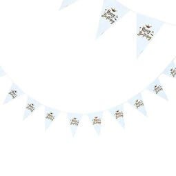 שרשרת Happy Birthday לבן זהב